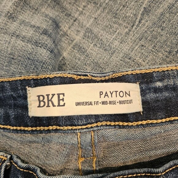 BKE Payton Universal Fit Mid-Rise Bootcut Jeans Womens 33x33.5 Medium Wash - Picture 6 of 16